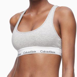 Calvin Klein Modern Cotton Unlined Bralette (S)
